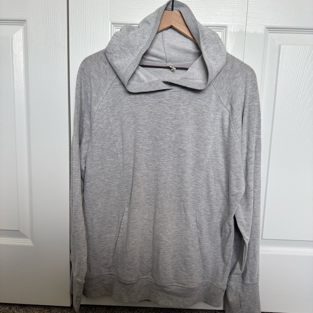 RBX Women's Hooded grey lightweight sweater Pullover‎ hoodie size XL